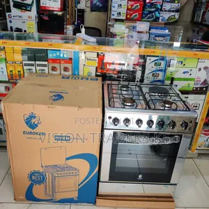 Euroken 3G+1E 60*65Cm Standing Cooker With Electric Oven