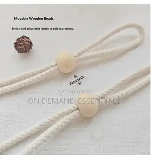 2pcs Nordic Style Cotton Rope Curtain Tiebacks