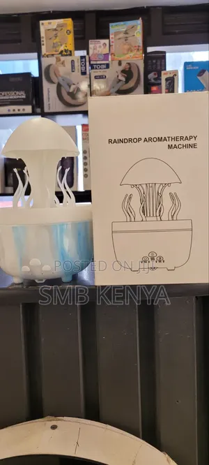 Mini Jellyfish Cloud Humidifier With Relaxing Rainfall Effect