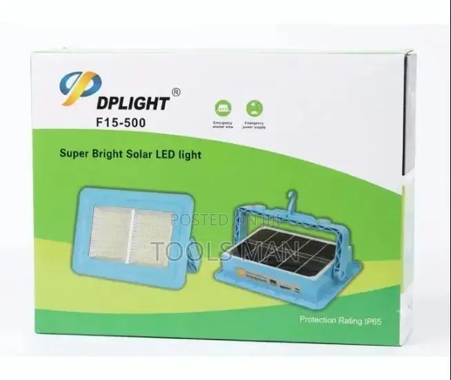 DPLIGHT F15-500 Super Bright Solar LED Emergency Light IP65