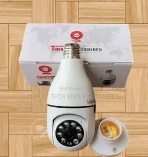 Single Lensed V380 Pro Bulb Light Camera(( Wifi)
