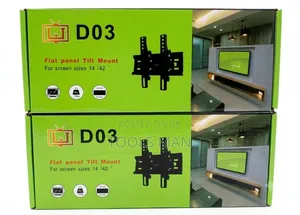 D03 Universal TV Wall Mount Tilt Bracket 14-42 Inch 35kg Capacity.