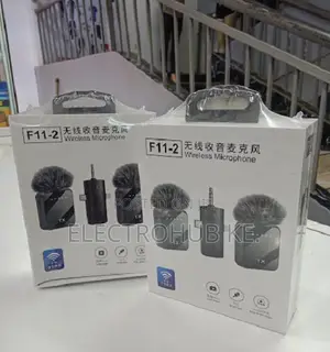 F11-2 Dual Wireless Microphone for Interviews and Vlogging