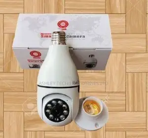 Wifi Enabled Single Lens Bulb Camera With V380 Pro App~~