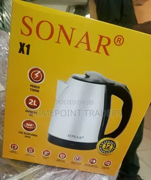Sonar Electric Kettle 2 Litres