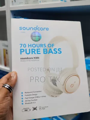 Anker Soundcore H30i Wireless on-Ear Headphones – White