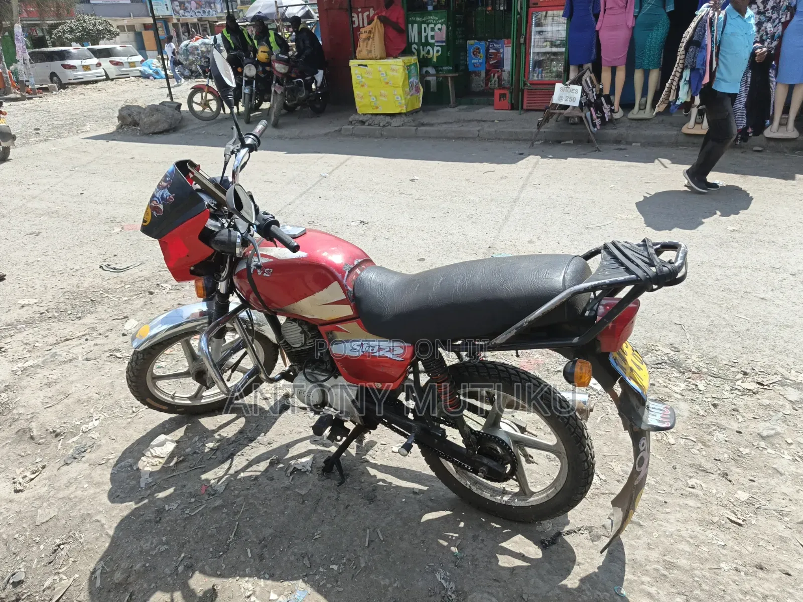 TVS XL 100 2011 Red