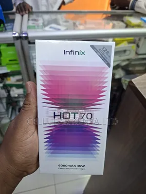 New Infinix Hot 70 128 GB Black