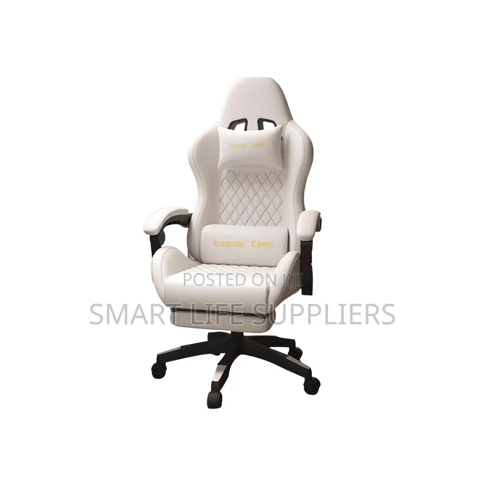 GOBOOMAN White Ergonomic Gaming Office