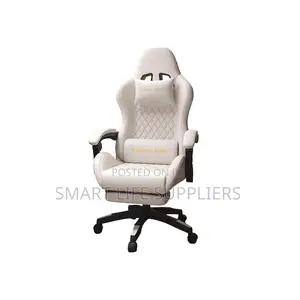 GOBOOMAN White Ergonomic Gaming Office