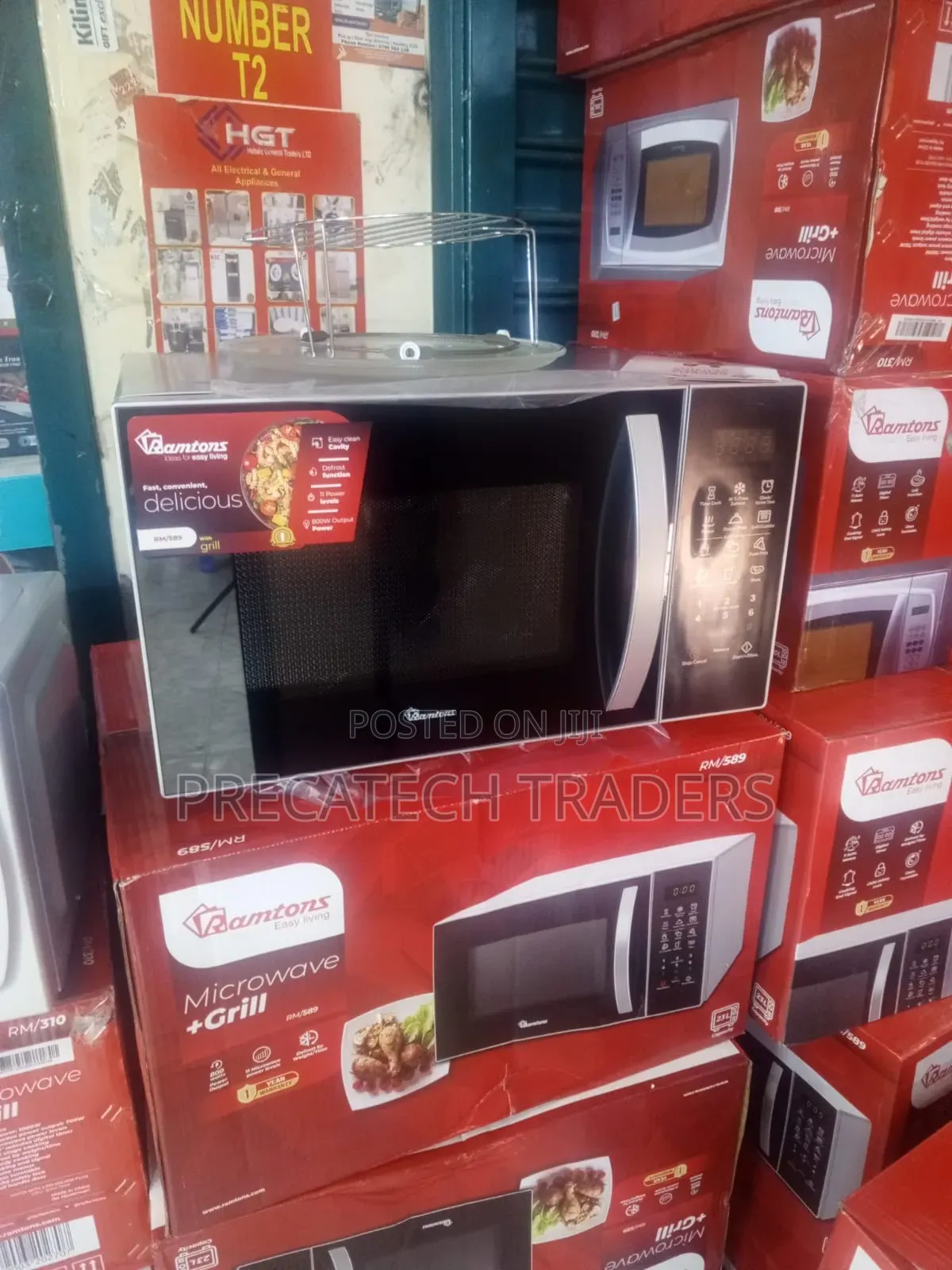 Ramtons RM-589 23L Digital Microwave Oven With Grill