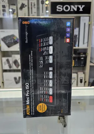 Blackmagic Design Atem Mini Pro Iso Hdmi Live Stream Switcher