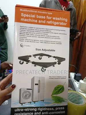 Adjustable Washing Machine Refrigerator Stand With Wheels