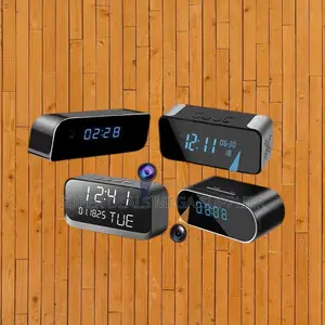 Responsive Reliable Ultra HD WiFi Alarm Table Clock Hidden Spy Camera