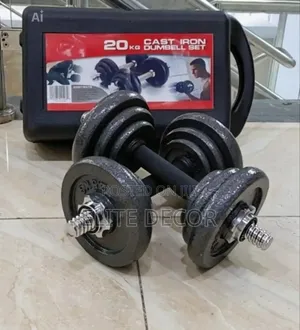 20kg Chrome Dumbbell Set With Carry Case – Adjustable Home Gym Weights