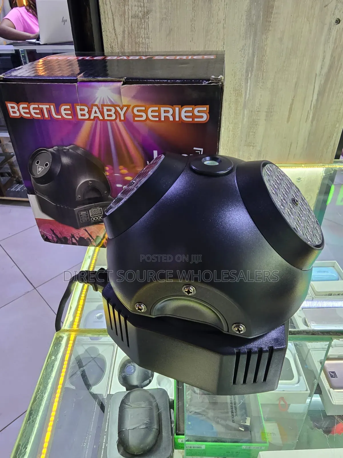 Mini RGB Moving Head Beam Light With DMX512 Control