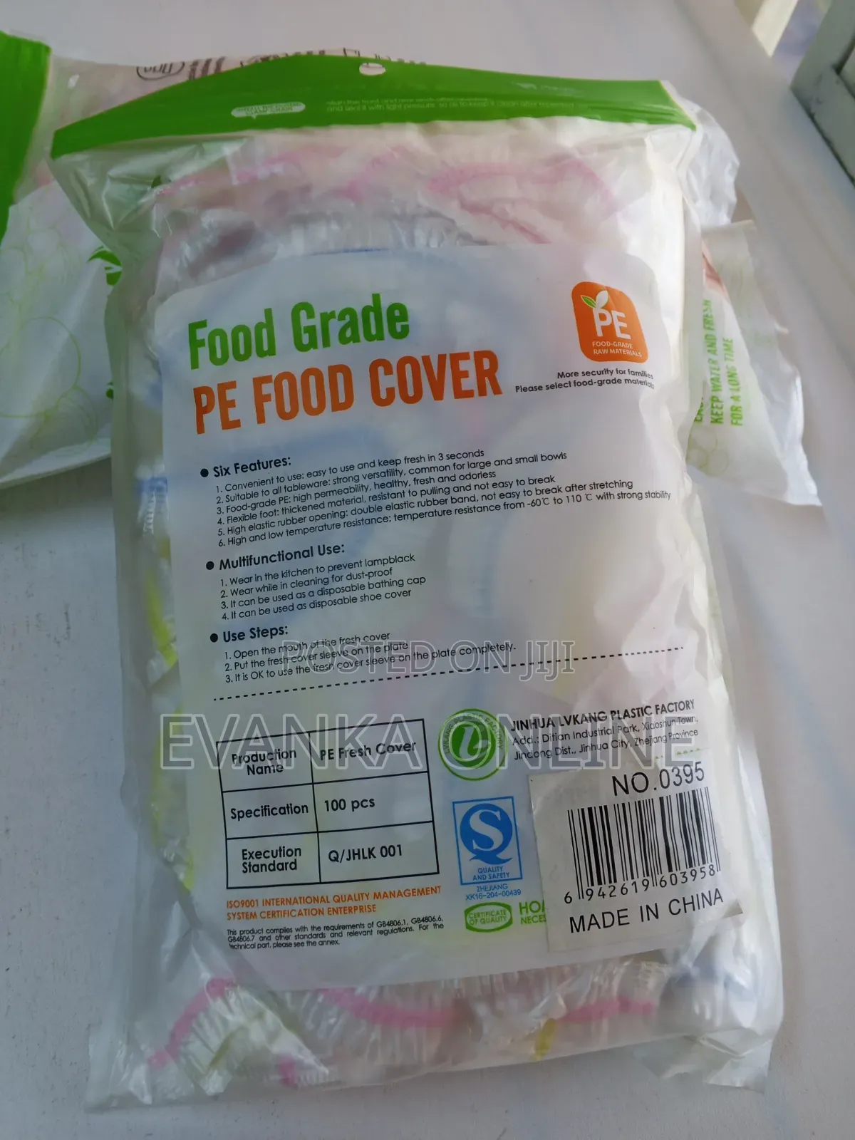 Food Grade PE Food Cover - Pack of 100