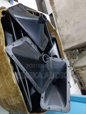 Black Plastic Speaker Horn Flares
