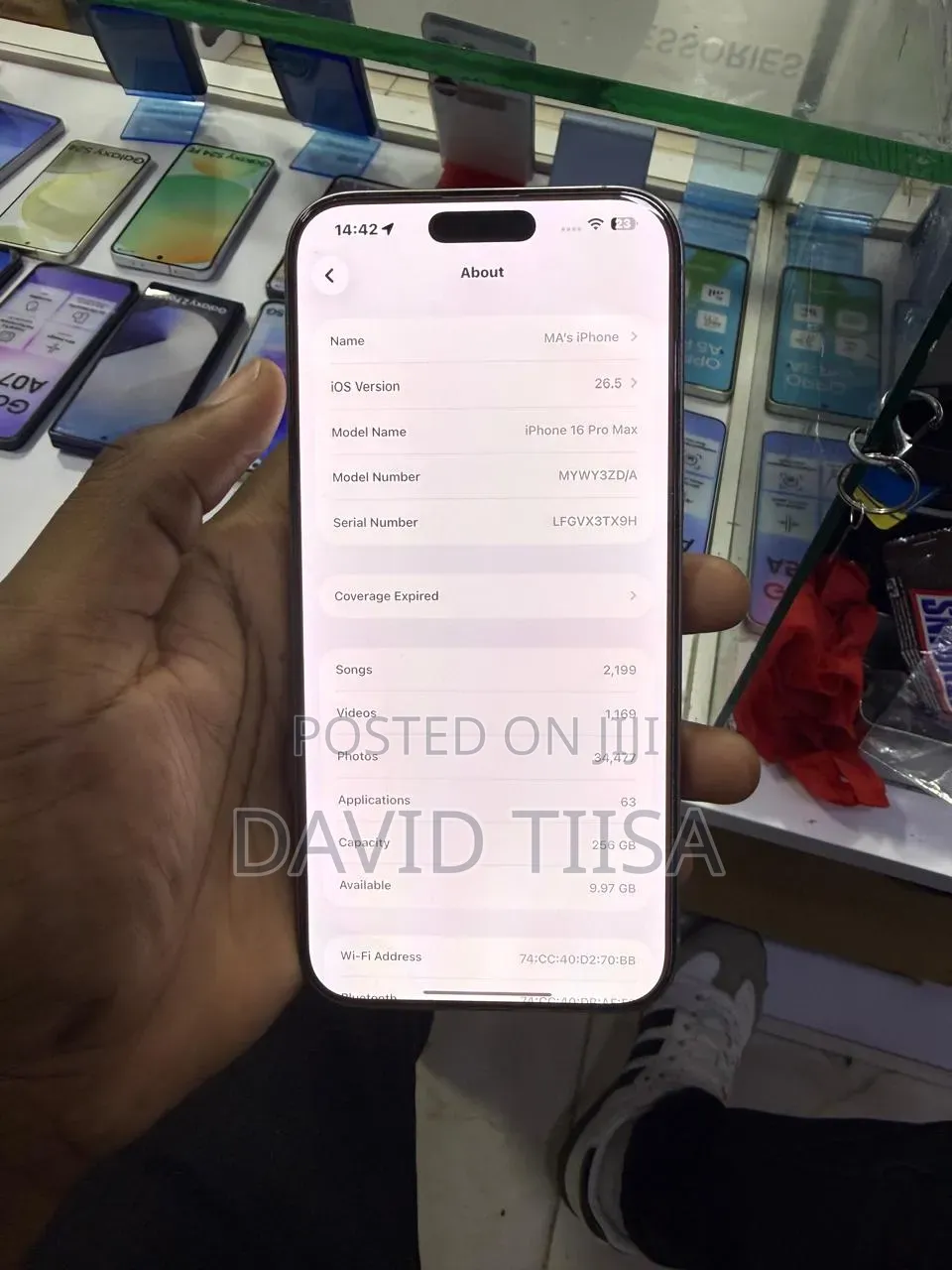 Apple iPhone 16 Pro Max 256 GB Silver