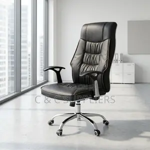 Swivel Leather Generic Secretary Chair