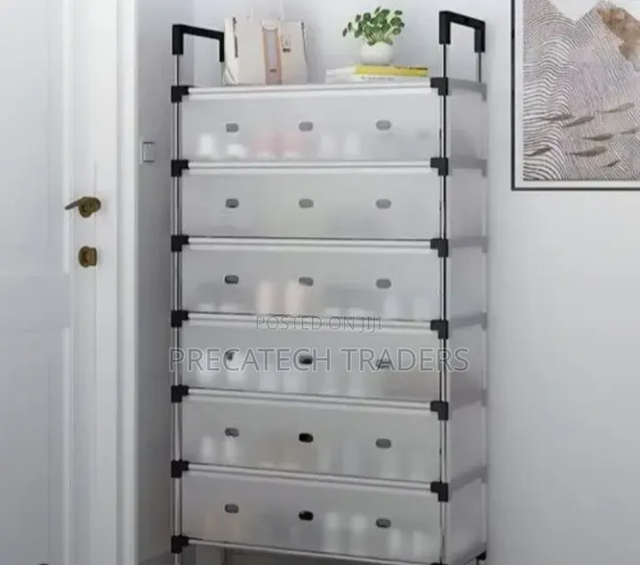 7-Layer Foldable Shoe Organizer Rack