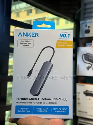 Anker USB C Hub, 7-in-1 Multi-Port USB Adapter for Laptops Macbook