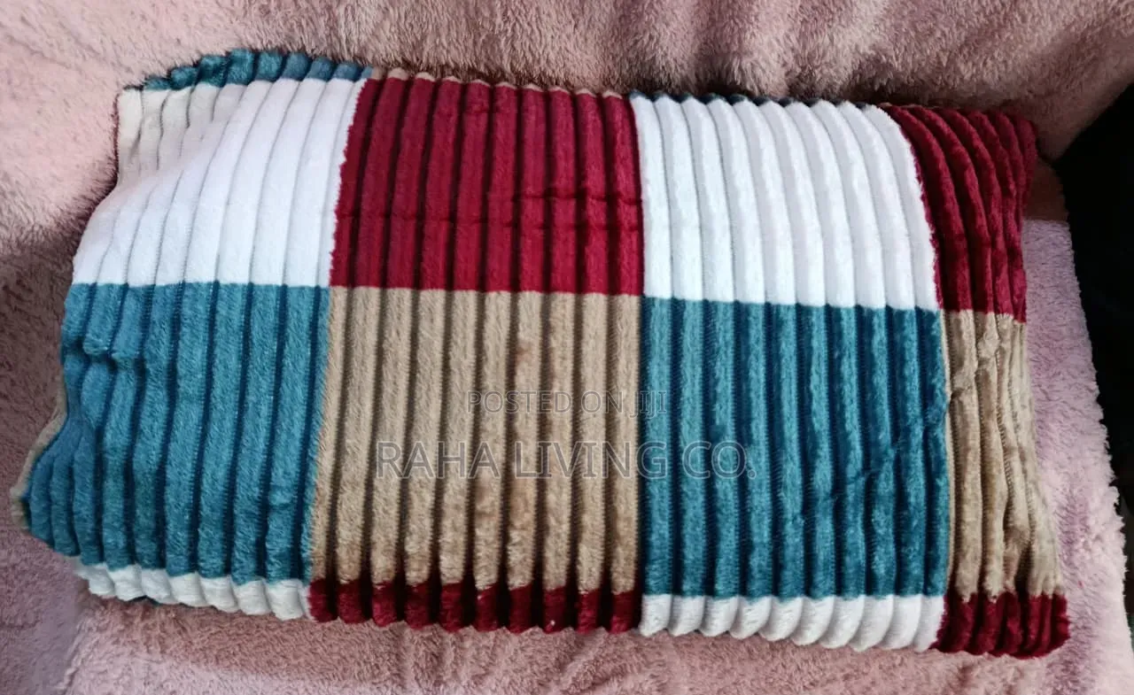 Sherman Checked Velvet Throw Blanket – Large Multipurpose Blanket