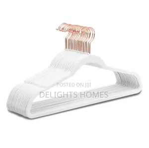 Luxury Velvet Premium Rose Gold Antislip Hangers
