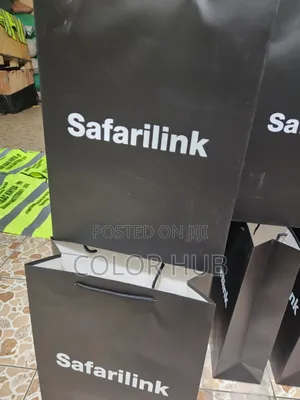 Black Gift Bags - Branded