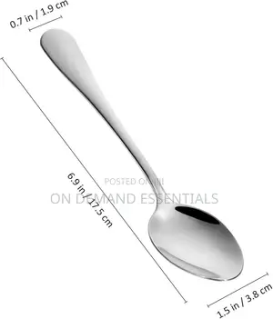 6pcs Stainless Steel Dinner Spoons
