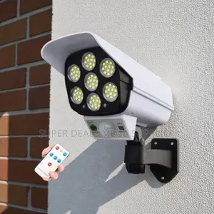 Dummy Camera Solar Light 3 Lighting Modes Remote Controlled
