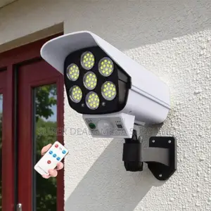 Dummy Camera Solar Light Adjustable LED Wall Light Design