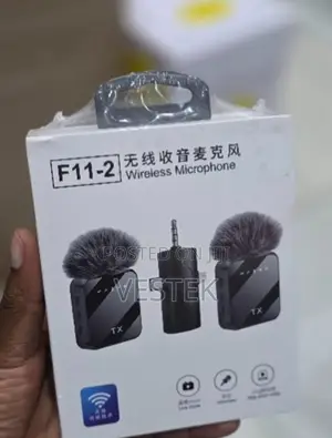 F11-2 Wireless Lavalier Mic for YouTube, TikTok Streaming