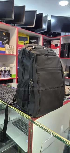 Black Backpack Laptop Bag.