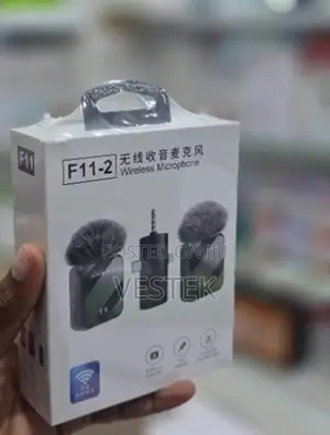 F11-2 Portable Dual Wireless Mic for Interviews Podcasts