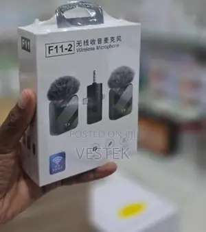 F11-2 2.4GHz Wireless Lavalier Microphone for Video Recording