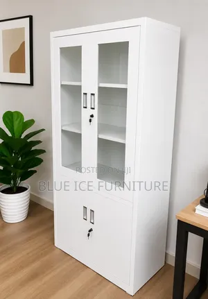 2Door Glass Office Filling Cabinet