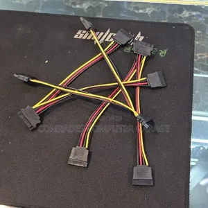 SATA 15-Pin Male to Dual 15-Pin Female Power Splitter Cable