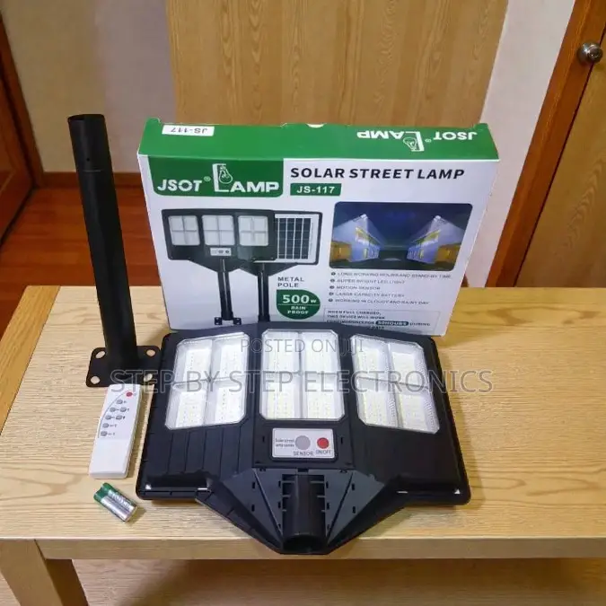 Cclamp 200w Solar Street Light Led Outdoor Security Floodlight Lamp