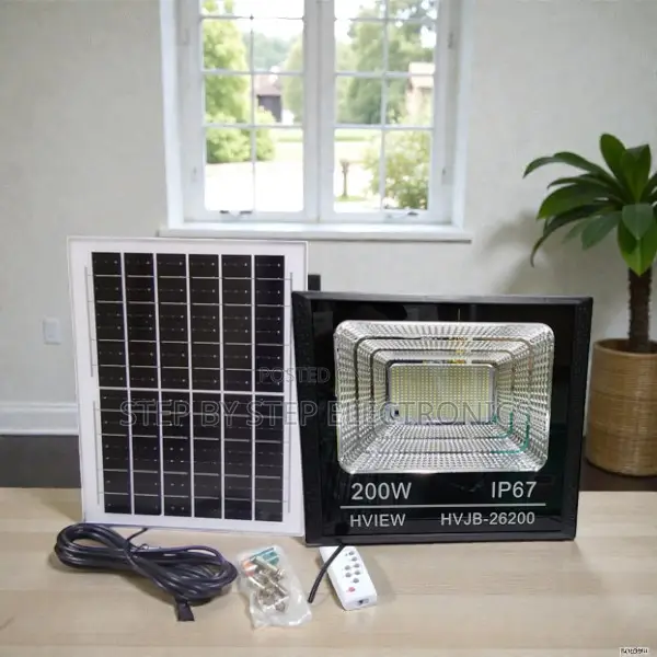 No Electricity Cost 200w Automatic on/Off Solar Floodlights