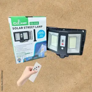 Remote Controlled Cclamp 200watts Led Solar Street Light