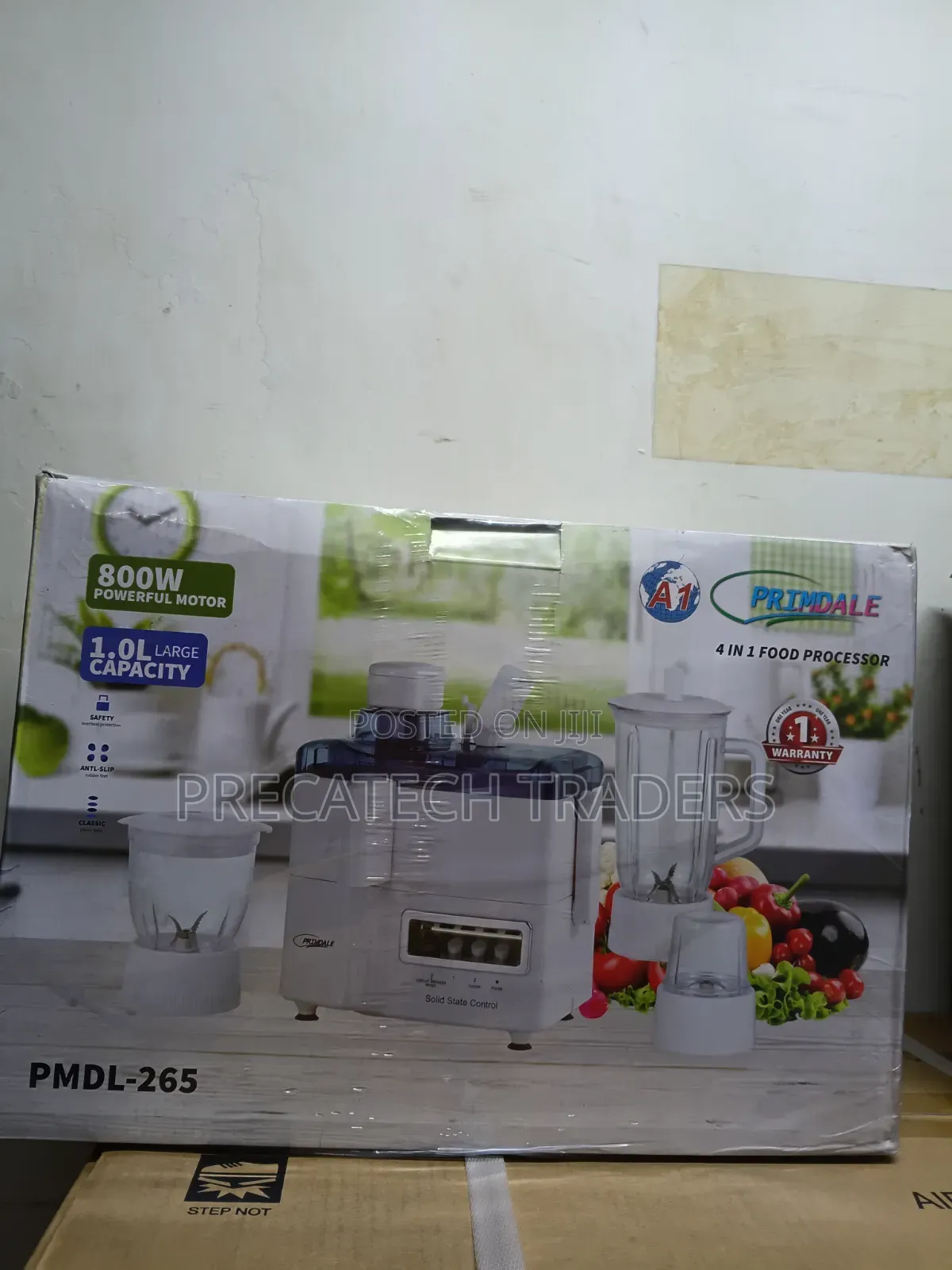 Primdale 4-in-1 Food Processor PMDL-265 – 800W