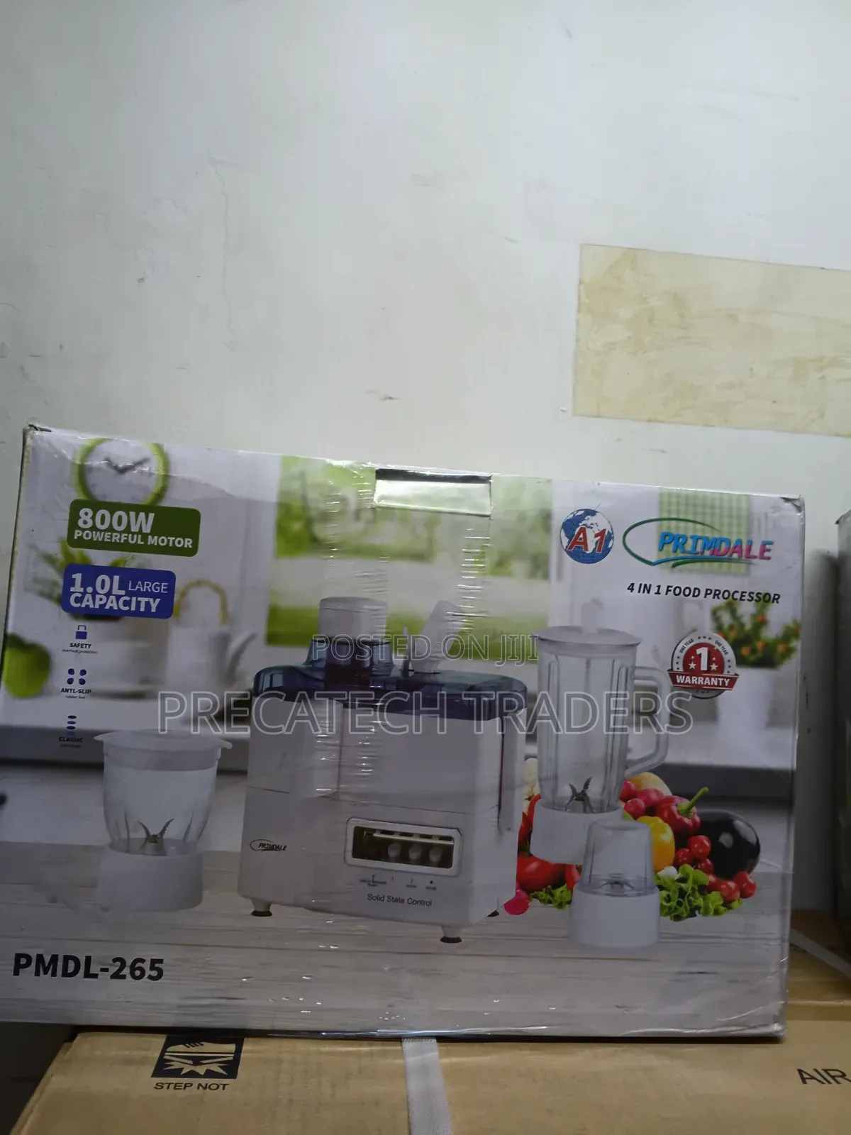 Primdale 4-in-1 Food Processor PMDL-265 – 800W