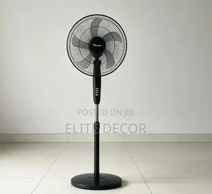 Ramtons RM/572 16" Black Econo Standing Fan – 3 Speed Adjusta