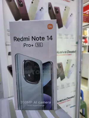 New Xiaomi Redmi Note 14 Pro+ 5G 256 GB Black