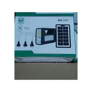 Solar Max MX-315 Solar Lighting Kit With 3 LED Bulbs,