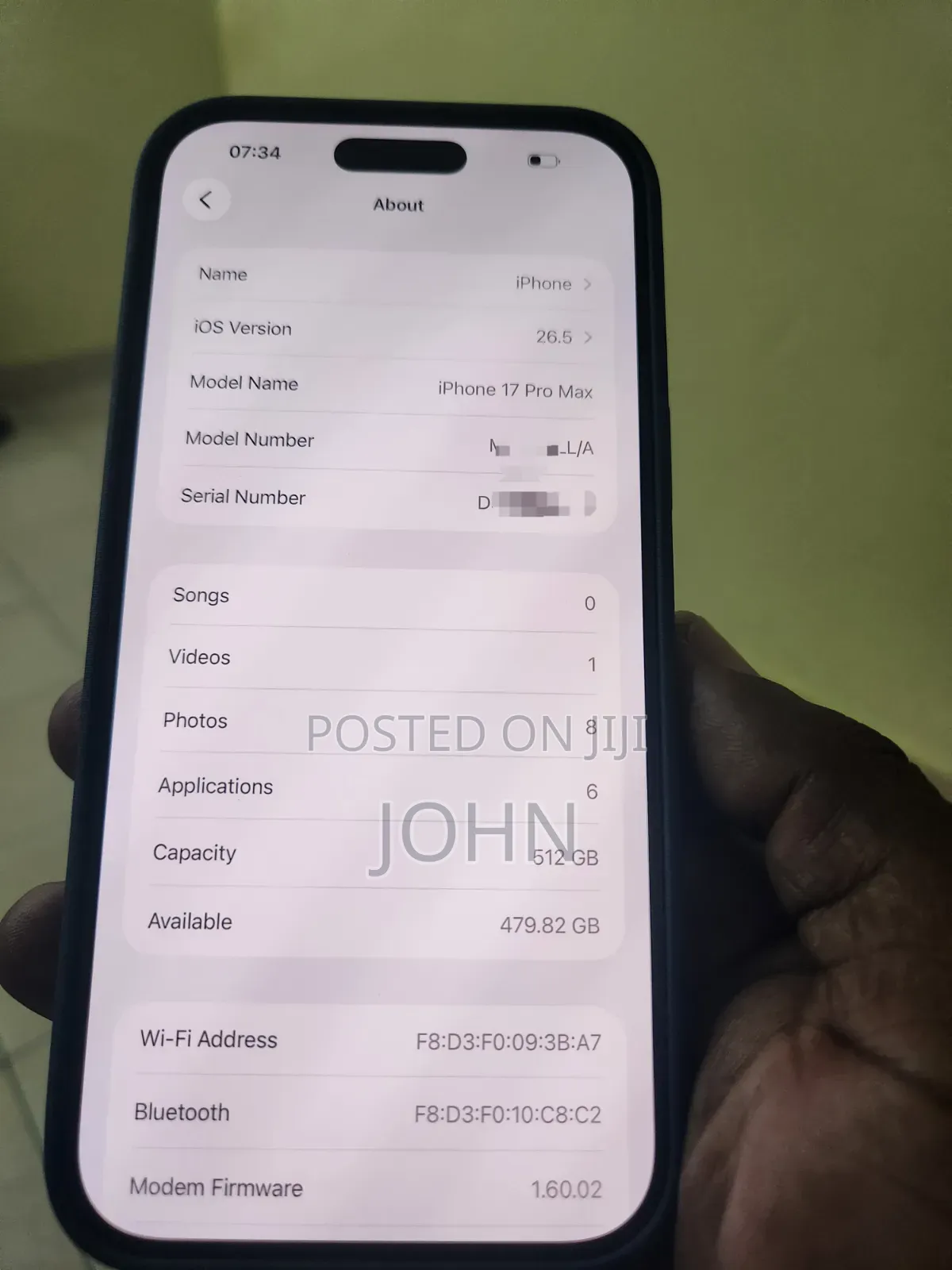 New Apple iPhone 17 Pro Max 512 GB Blue