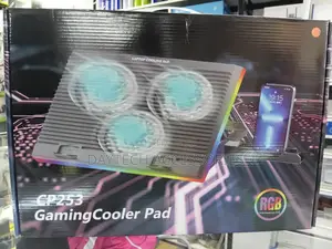 CP253 RGB Laptop Cooling Pad 3 Fan Adjustable Cooling Stand