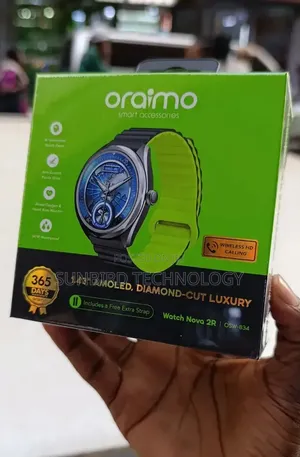 Oraimo 1.43" Amoled, Diamond -Cut Luxury Osw-834 Watch Nova 2r