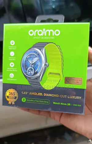 Oraimo Anti-Scratch Panda Glass Watch Nova 2r Osw-834 Watch.